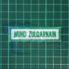 1Set 4pcs NameTag (Benang MiloGreen, Kain Putih)