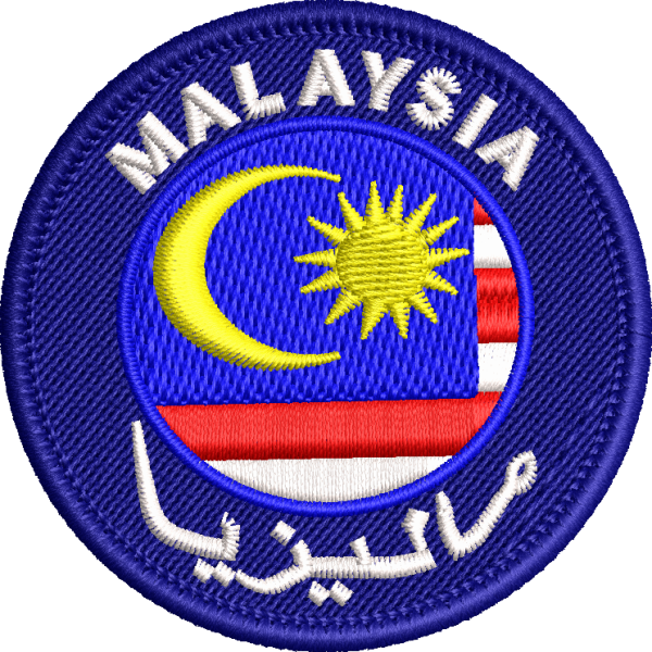 sulam malaysia jawi biru